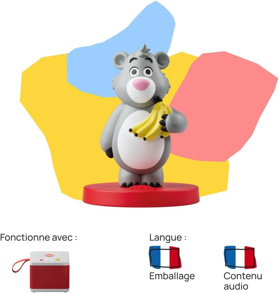 Figurine sonore, Le Livre de la Jungle et une autre histoire... - Version française - Enfants 4-6+ - Contes de fées et histoires sonores - Jouets, contenus éducatifs Jouets Bebe Naty Shop
