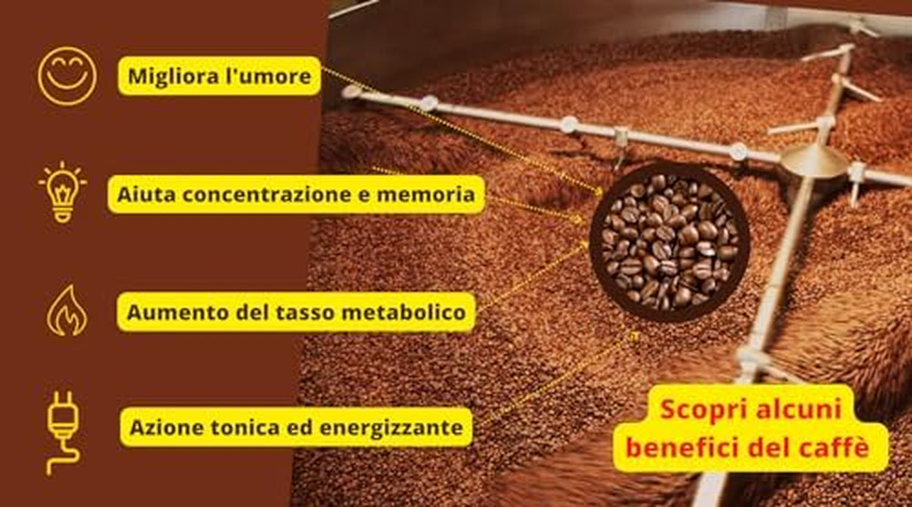Caffè New York - XXXX - Café en grains, arôme intense mais fin, Arabica et torréfaction moyenne, robuste, à moudre, expresso italien, mélange de bar - haute qualité depuis 1930 - 1 kg, en grains