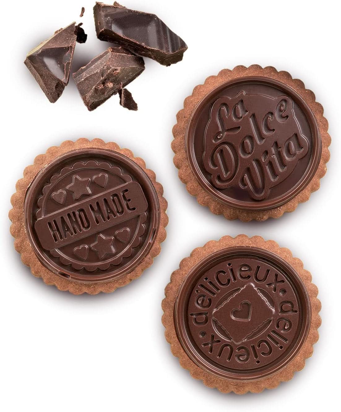 Silikomart 22.165.77.0165 CKC05 COOKIE DOLCE VITA SLIM Cuisine Naty Shop