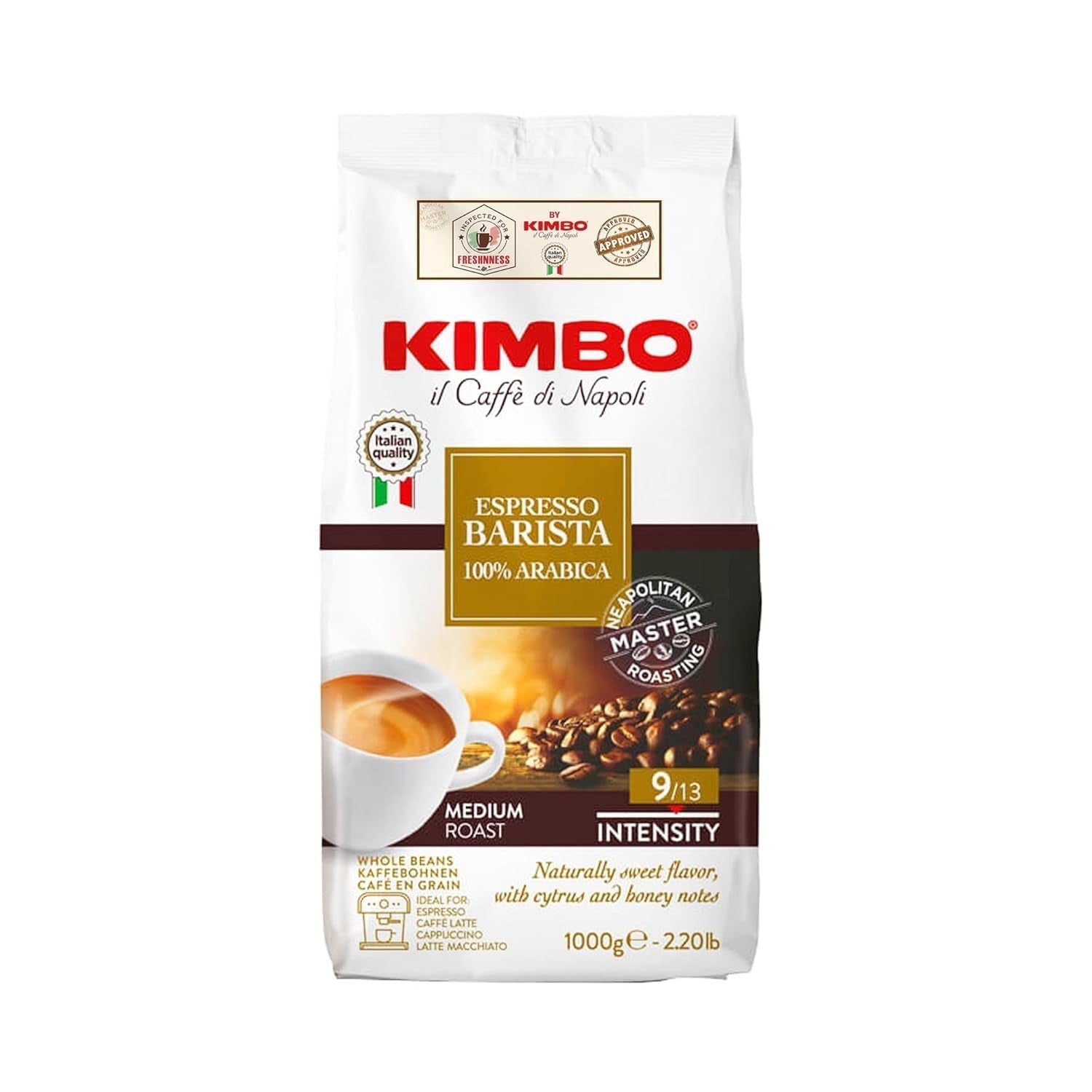Kimbo Espresso Barista 100% Arabica 1Kg Café Naty Shop Titre par défaut