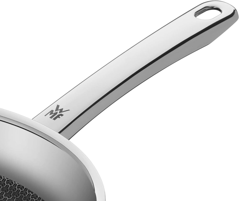Poêle à induction WMF Profi Resist 24 cm, matériau avec revêtement multicouche, structure en nid d'abeille, poignée en acier inoxydable, casseroles et poêles allant au four Naty Shop