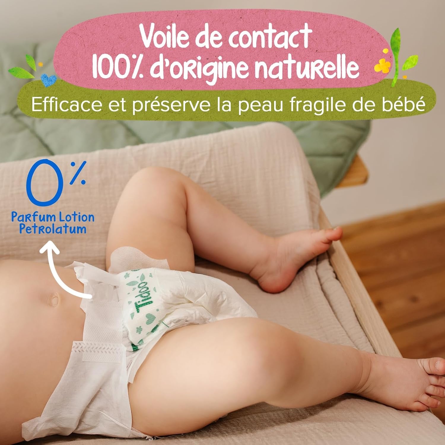 - Ökologische Diadeln, Größe 2 (3-6 kg) – natürlicher Ursprung, ohne Schadstoffe – 12 Stunden trocken, extrem saugfähig – hermestellung in Frankreich – 150 Einwegdiadeln – Packung 1 Month