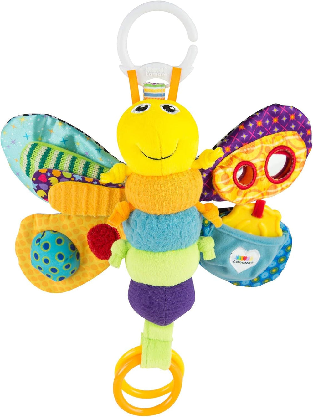 Jouet Lamaze pour bébés Captain Calamari la pieuvre pirate Clip & Go - jouet de haute qualité pour les tout-petits - à partir de 0 mois & Freddie la luciole Clip & Go - jouet de haute qualité pour les tout-petits Jouets Bebe Naty Shop