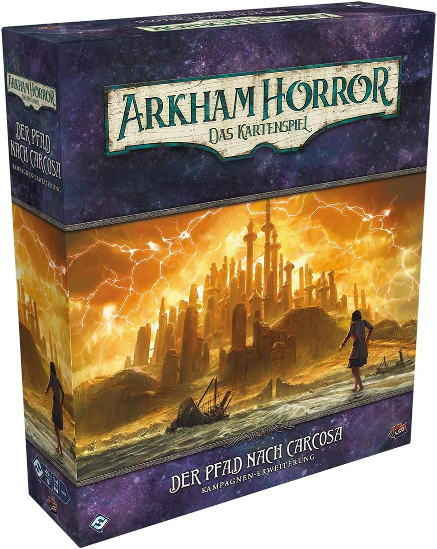 Fantasy Flight Games, Arkham Horror : LCG, jeu de base, jeu expert, jeu de cartes, 1 à 4 joueurs, à partir de 14 ans, 45 minutes et plus, allemand, multicolore, coloré