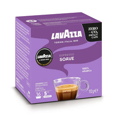 Lavazza, A Modo Mio Soave 256 Capsules de café, pour un espresso léger et élégant avec des notes aromatiques de fleurs, 100% Arabica, Intensité 5/13, Röstung moyen, 16 Packungen mit je 16