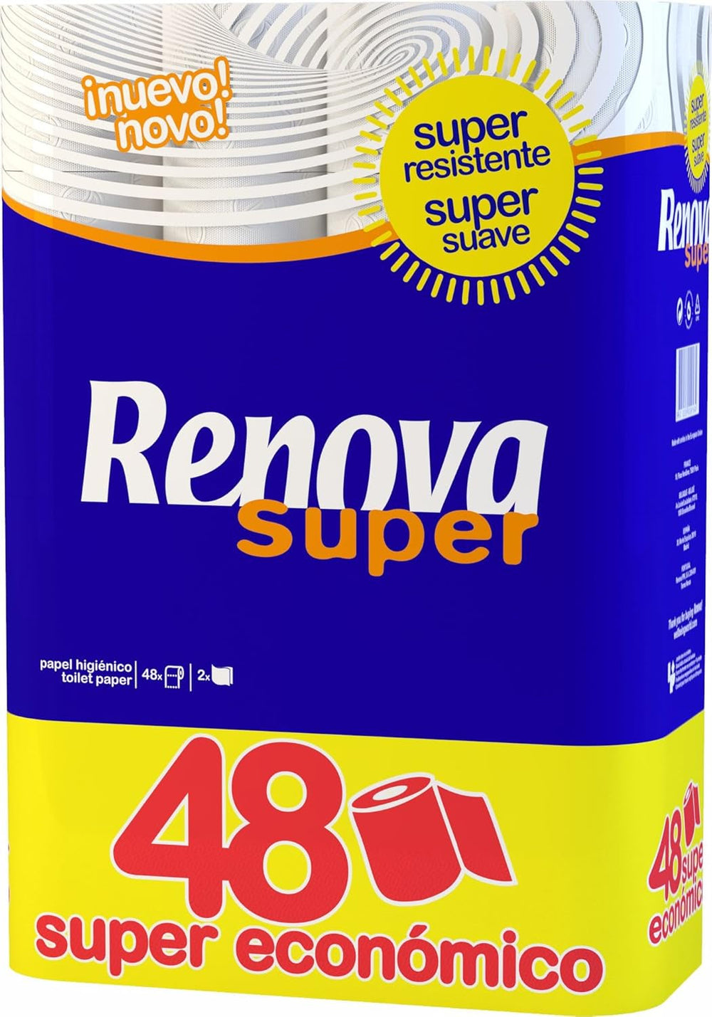 Papier toilette Renova Super, 48 rouleaux