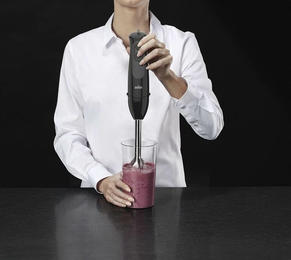 Braun MQ 3135 BK Batteur sur socle, 900 W, 750 W, Schwarz Mother and Child Naty Shop