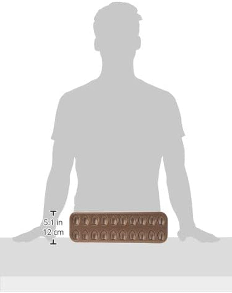 Plaque à pâtisserie Madeleines, acier, noir Plaques et plaques à pâtisserie Naty Shop