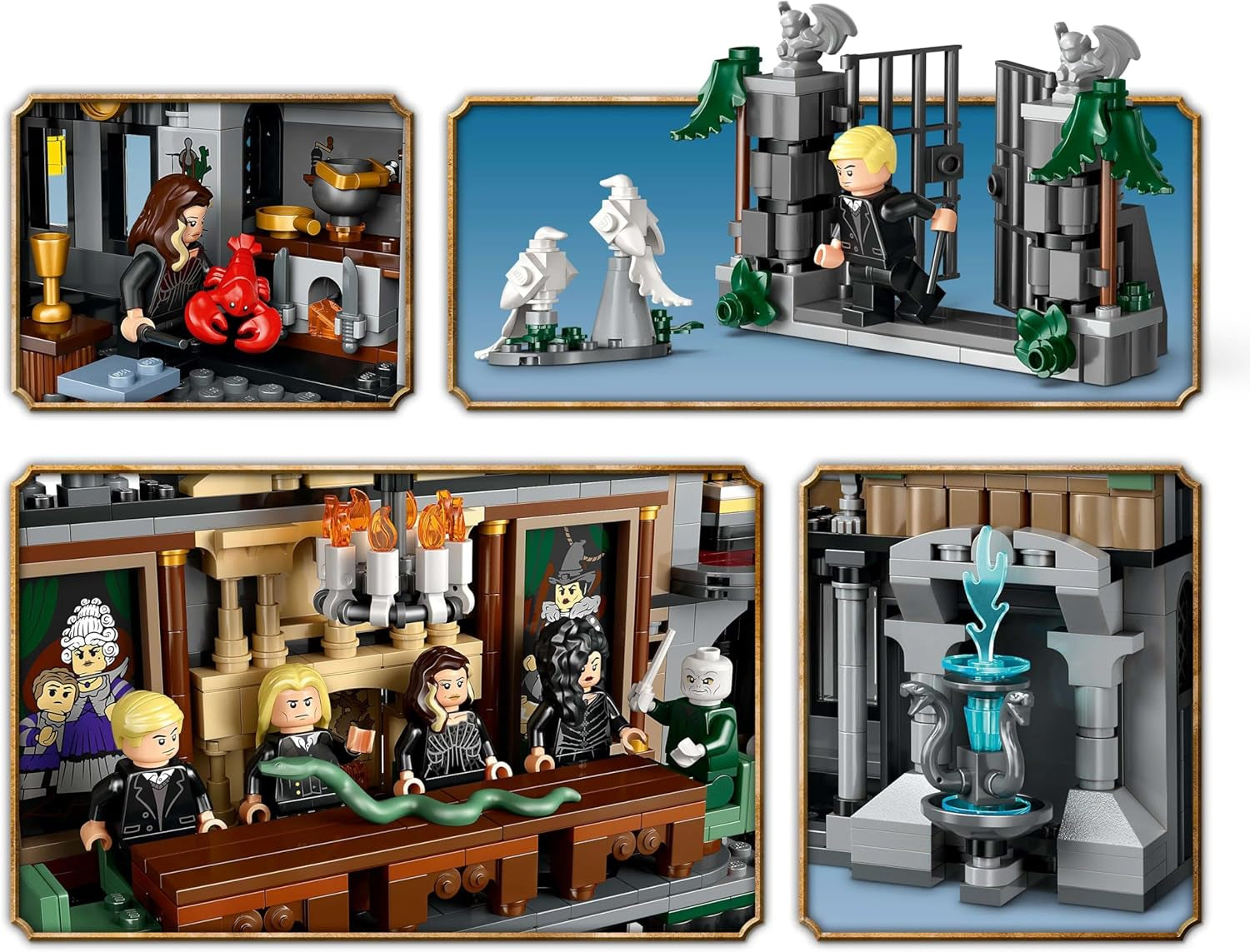 LEGO Harry Potter Malfoy Family Country Estate, jouet fantastique à collectionner et à exposer, cadeau pour garçons, filles et fans du monde sorcier, idée cadeau avec 9 figurines 76453 Jeux de construction Besuche den LEGO-Store