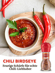 KOTÁNYI Chili Birdseye Pepperoncini Mühle, scharf zum frischen Mahlen, 1er Pack (1 x 27g)