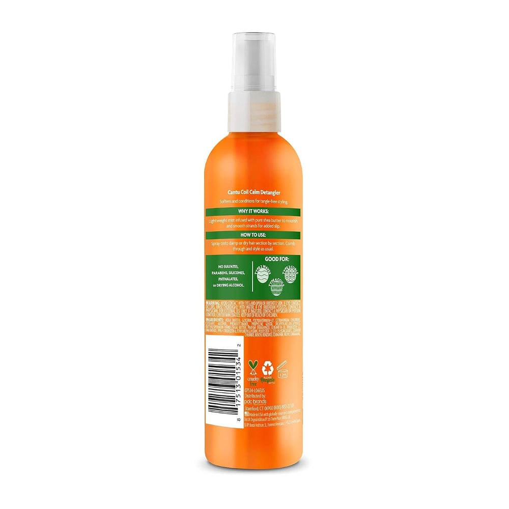 Cantu Coil Calm Spray Démêlant, Karité, Cheveux Bouclés, 237 ml Produits Démêlants Naty Shop