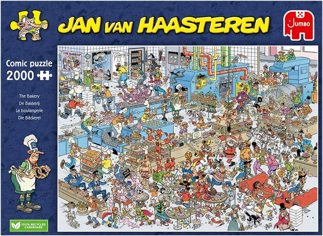 Jan Van Haasteren, La Boulangerie, puzzle 2000 pièces pour adultes Puzzle Naty Shop