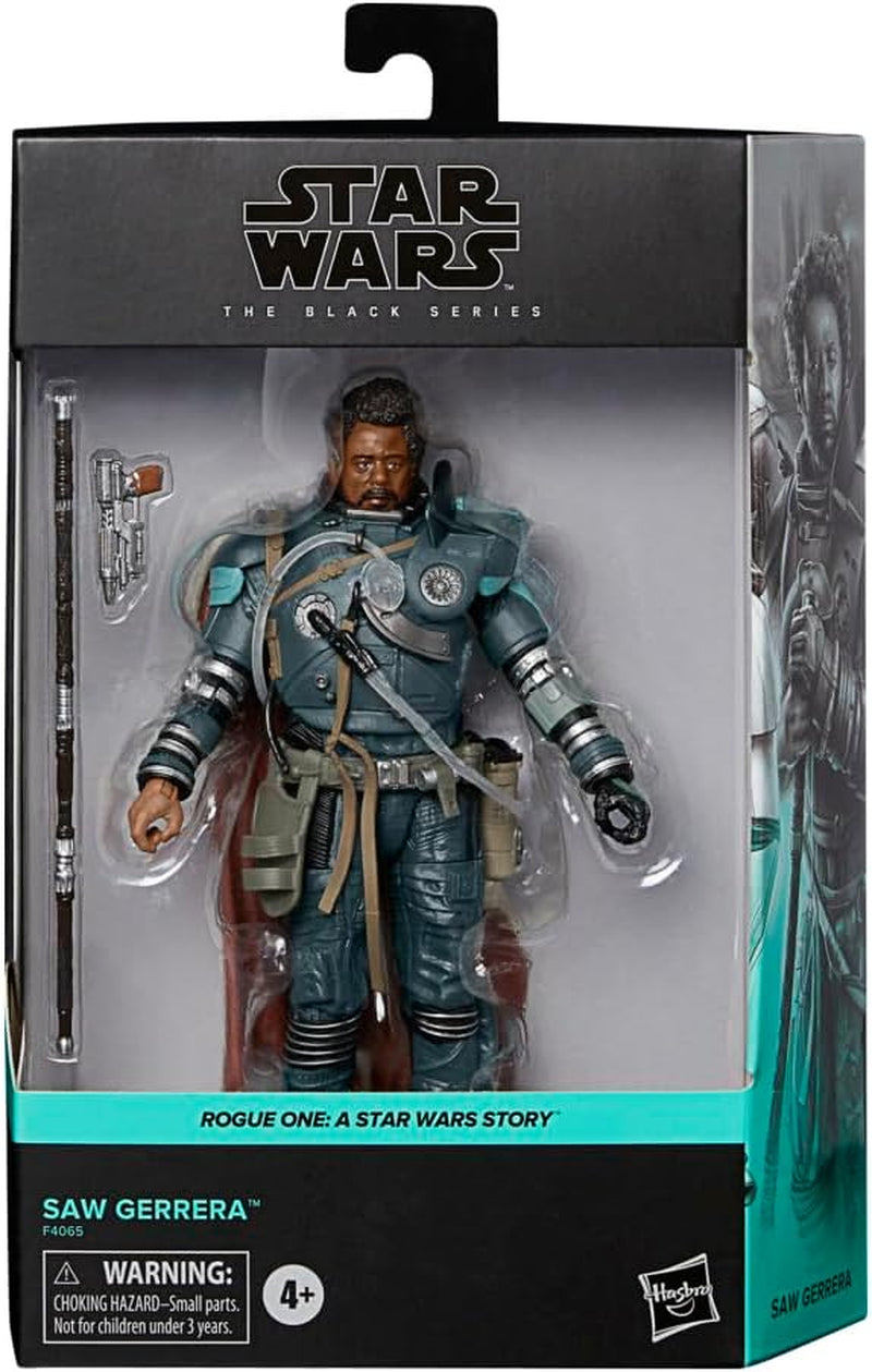 Star Wars The Black Series Saw Gerrera 15 cm Rogue One : Une histoire à collectionner Grande figurine d'action pour les 4 ans et plus Figurines Naty Shop