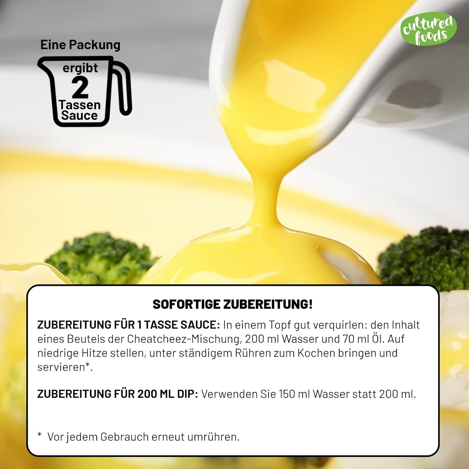 Cultured Foods Veganer Käse Käseersatz Laktosefrei Glutenfrei 2-er Set Gouda et Cheddar CHEATCHEEZ