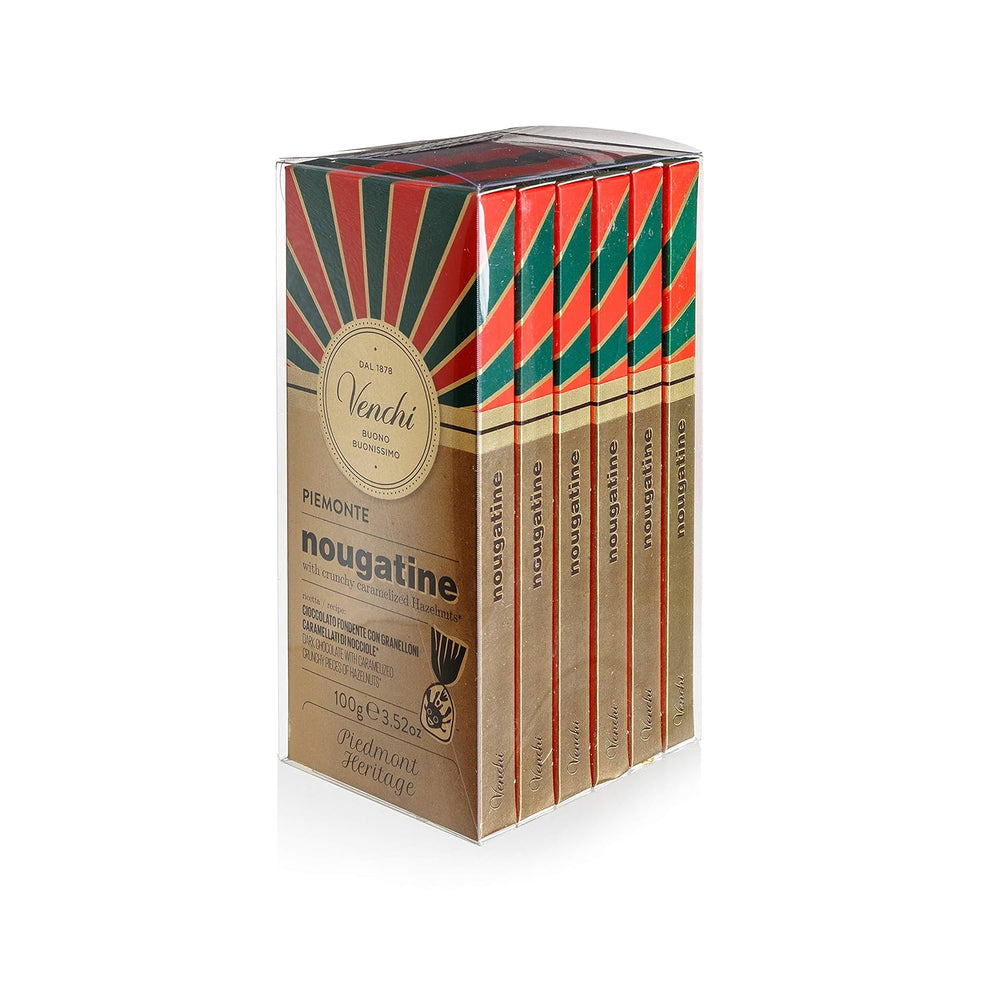 Chocolat au lait Venchi aux noisettes entières des forêts du Piémont IGP, 100g - sans gluten