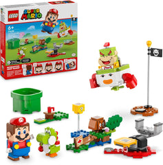 LEGO Super Mario Adventure avec Mario interactif, ensemble de chariot de clown junior, jouet Yoshi, cadeau Nintendo pour garçons, filles et joueurs de 6 ans 71439 Ensembles de construction Besuche den LEGO-Store Default Title