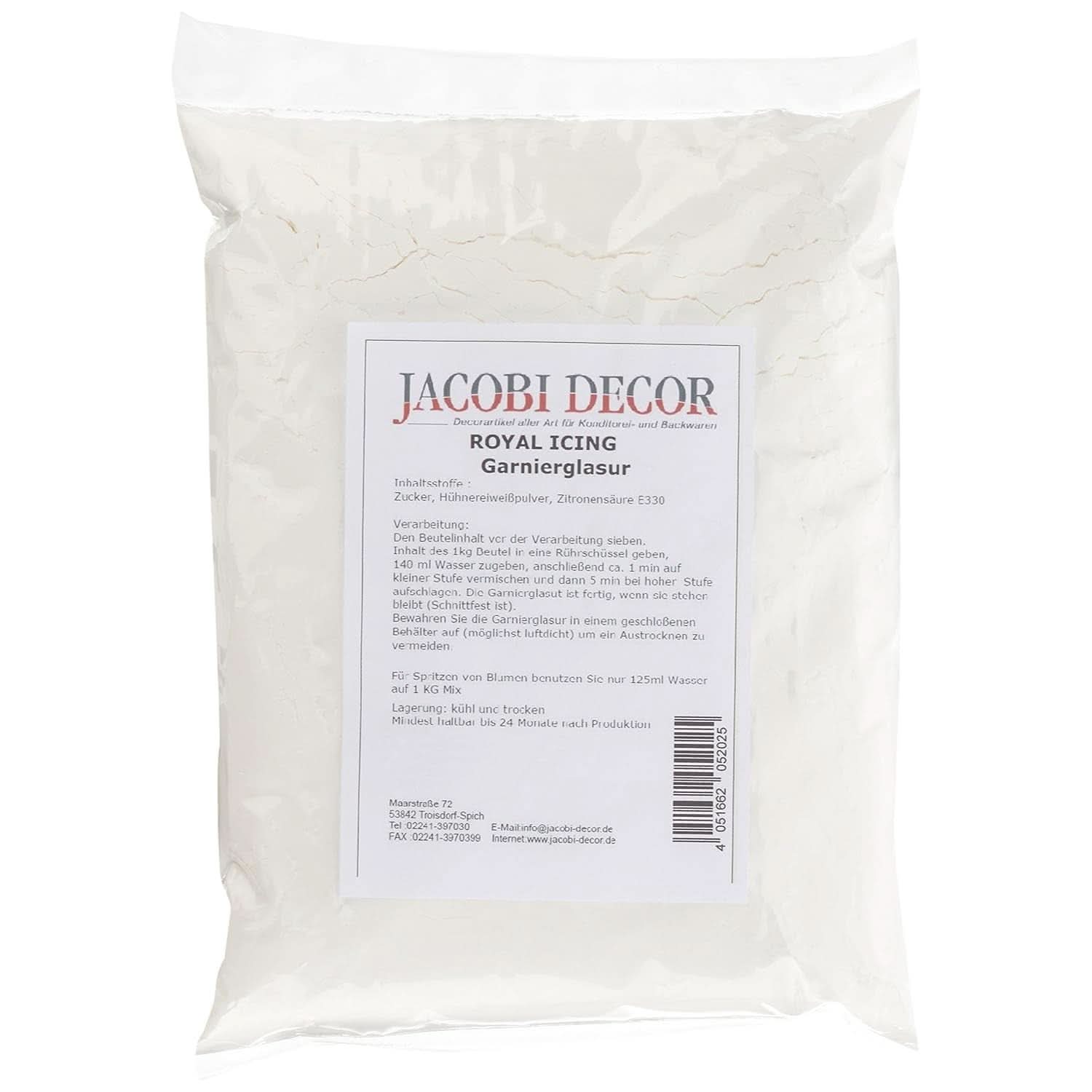 Cake Company Royal Glaçage, 1 kg, glaçages et décorations sans gluten Naty Shop