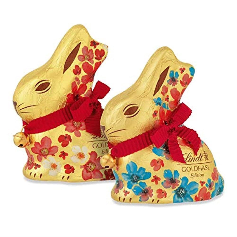 Lindt Chocolat Or Lapin Lucky Charm Edition | 100g | Chocolat au lait doré avec motif porte-bonheur de Pâques | Chocolat de Pâques | Cadeau de chocolat | Lapin au chocolat | Lapin de Pâques