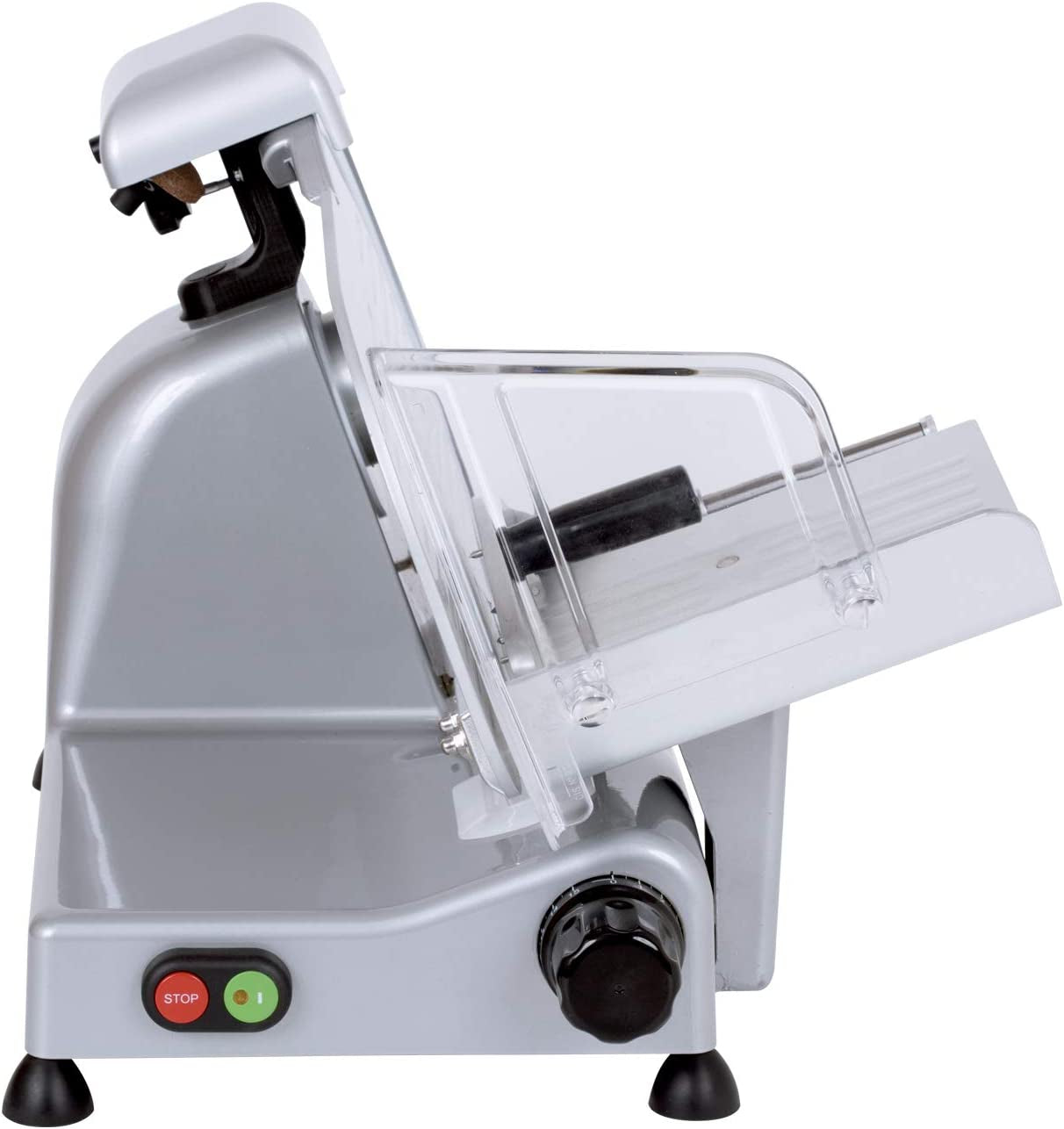 90018 Luxury 22 GS, trancheuse électrique, aluminium, argent/noir Trancheuses et trancheuses Naty Shop