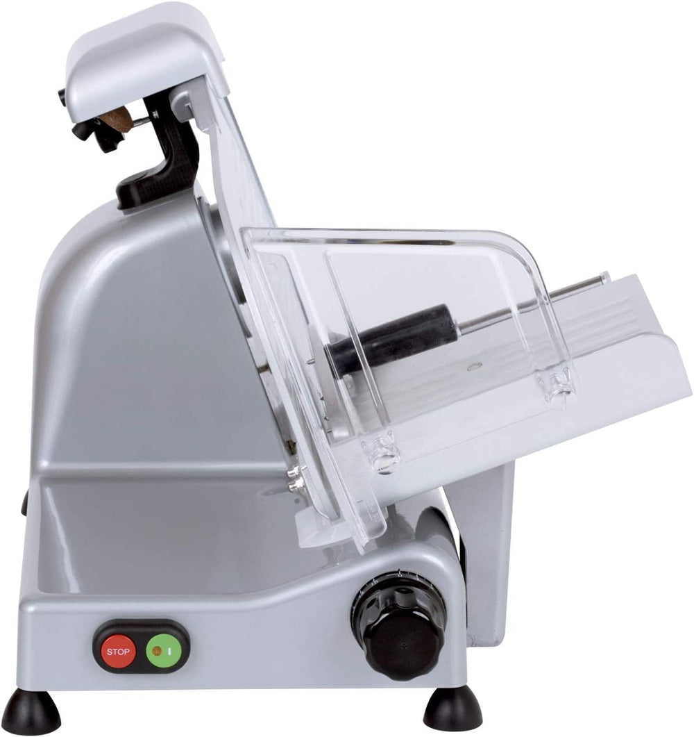 90018 Luxury 22 GS, trancheuse électrique, aluminium, argent/noir Trancheuses et trancheuses Naty Shop