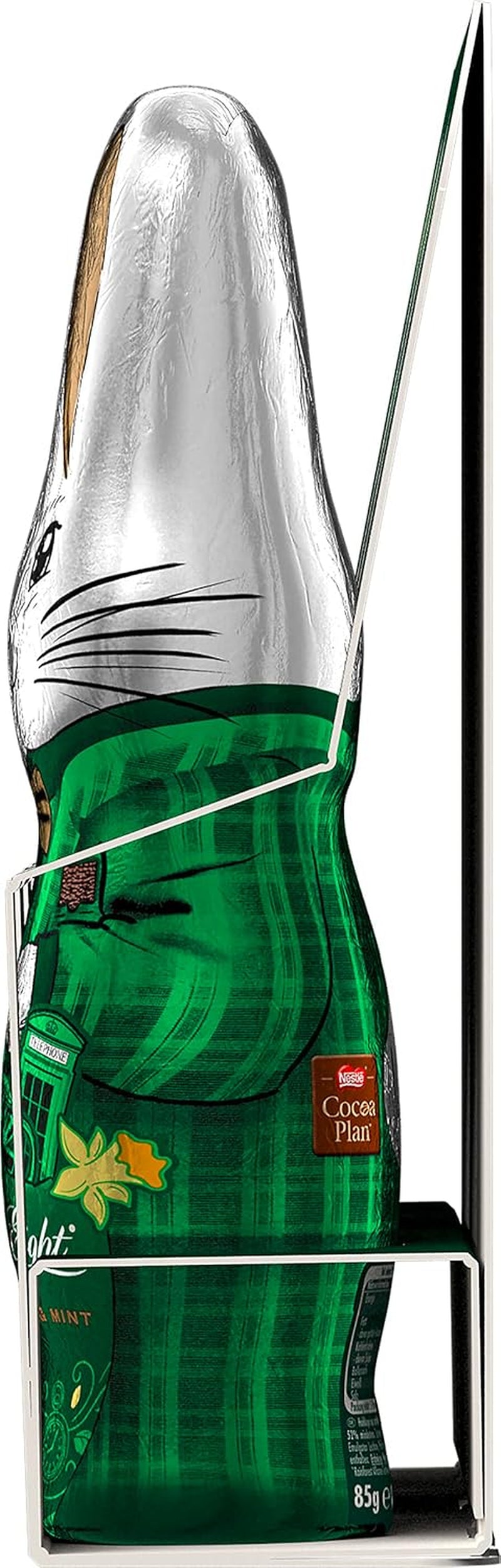 NESTLÉ after EIGHT mini lapins en chocolat à la menthe emballés individuellement, 3 x 20 grammes Bonbons au chocolat Naty Shop