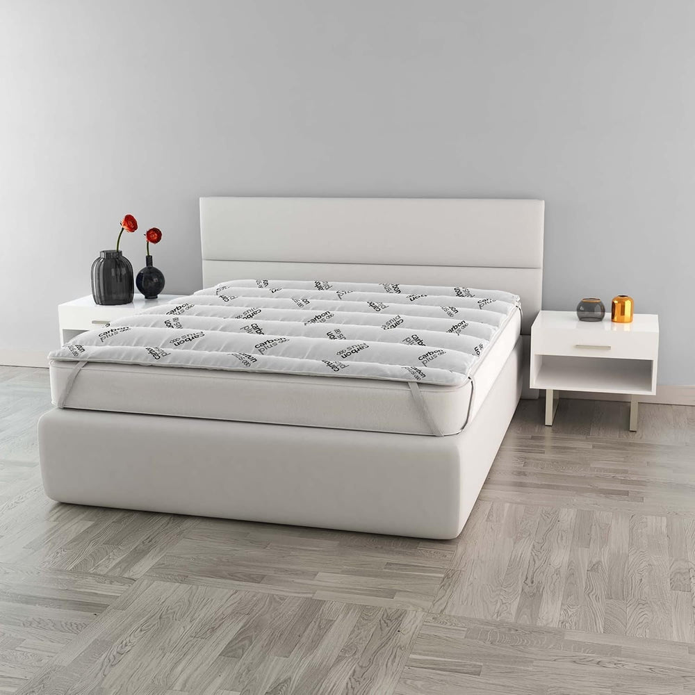 MB Home Italia, Topper, Thermocontrol, Double 160X195 Cm Couettes et couettes Naty Shop Double 160X195 Cm Charbon