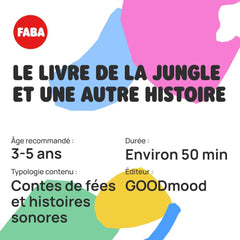 Figurine sonore, Le Livre de la Jungle et une autre histoire... - Version française - Enfants 4-6+ - Contes de fées et histoires sonores - Jouets, contenus éducatifs Jouets Bebe Naty Shop