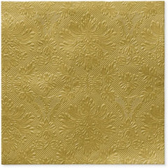 PAW - Serviettes 3 Plis (33 X 33 Cm) I 20 Pièces I Parfaites pour les Anniversaires, Fêtes, Mariages, Communions et Fêtes I Serviettes en Papier Colorées - Occasions Spéciales, Ornements I Inspiration Classique (Or)