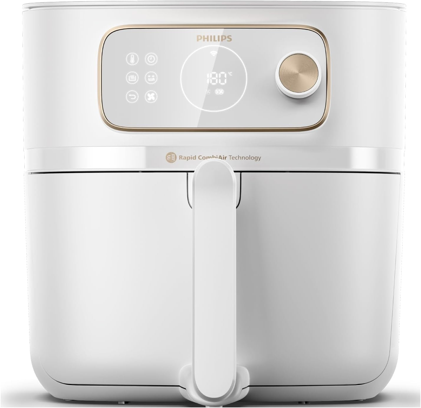 Philips 3000Er Airfryer XL - Technologie Rapid Air, friture avec jusqu'à 90 % de graisse en moins, capacité 1,2 kg, 6,2 litres, écran tactile Appareils Naty Shop Weiß Connexion sans fil avec autocook 8,3 L