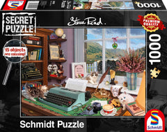 Schmidt Spiele 59920 Au bureau, puzzle secret 1000 pièces Naty Shop Titre par défaut