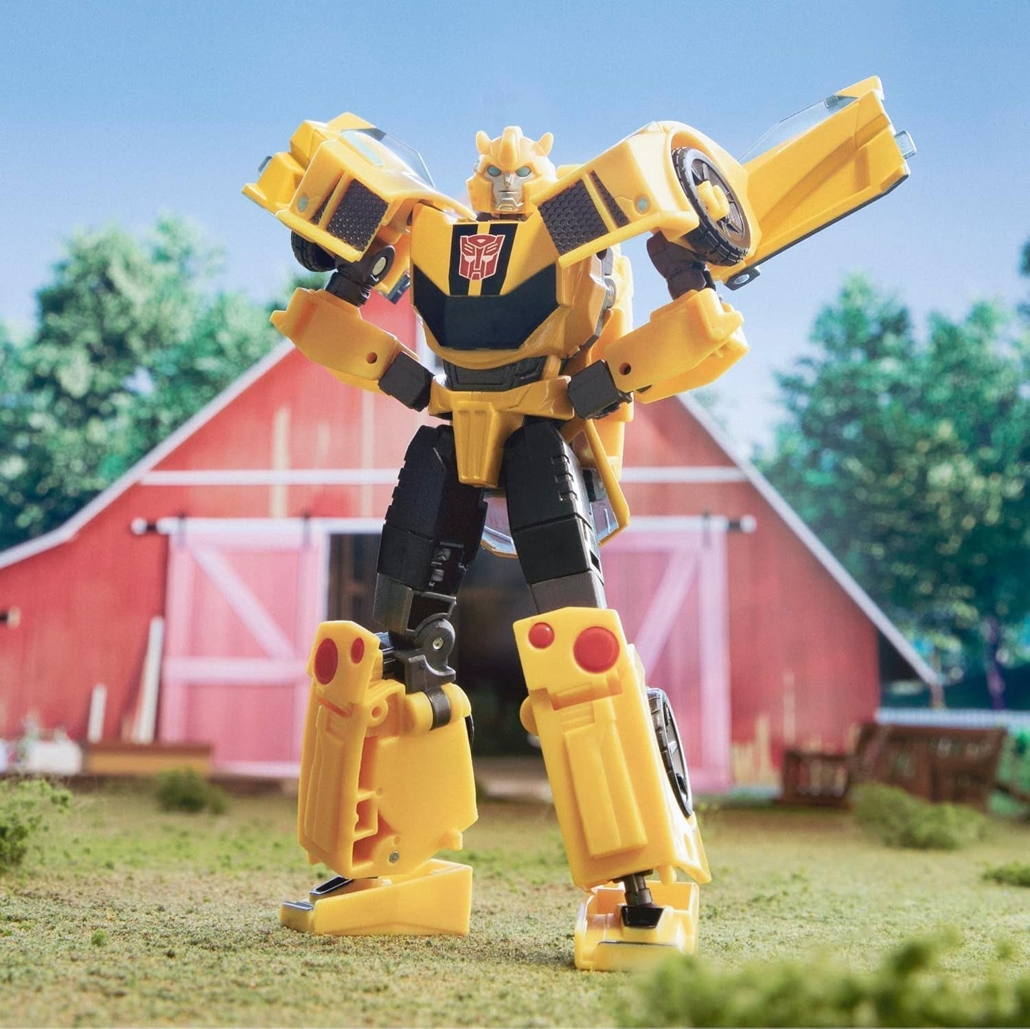 Transformers Earthspark Deluxe Class Bumblebee Jouet 12,5 cm de hauteur Figurine Robot Jouet pour enfants à partir de 6 ans Figurines Naty Shop