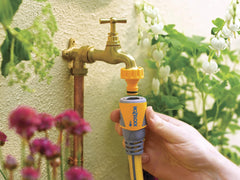 HOZELOCK - 2 Raccords de Tuyau Plus Ø 12,5 mm - 15 mm (1/2"- 5/8") Soft Touch : Raccord de tuyau étanche, antidérapant, flexible et allongé qui empêche la torsion et les gouttes [2050P0025]