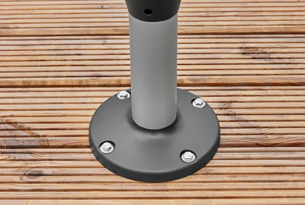 Gardena RollUp M Terrace Hose Box : Boîte résistante aux intempéries avec technologie d'enroulement et tuyau de 20 m pour l'arrosage des jardins en terrasse de taille moyenne, enroulement automatique, blanc (18615-20)