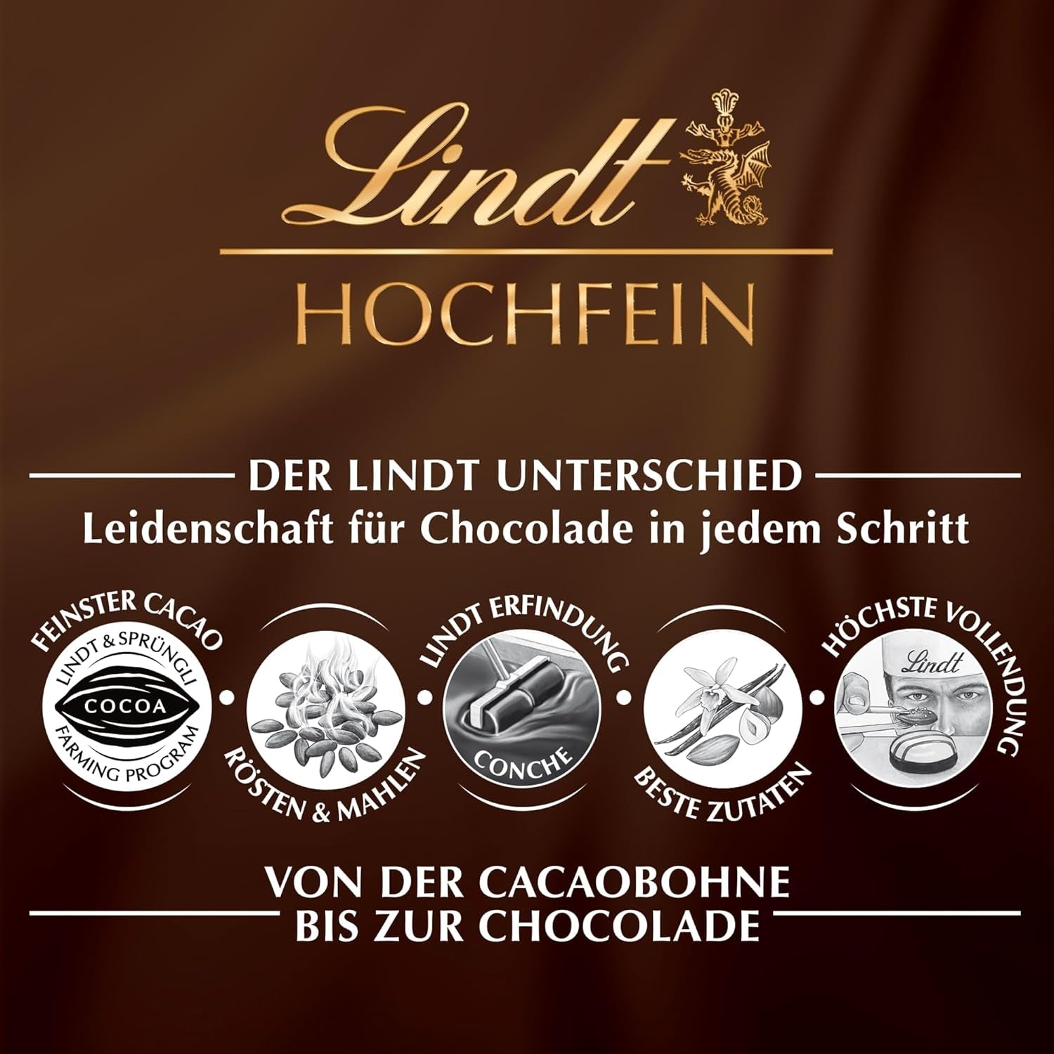 Lindt - Pralines Hochfein, 20 pralines en 11 délicieuses variétés avec et sans alcool, 200 grammes Naty Shop