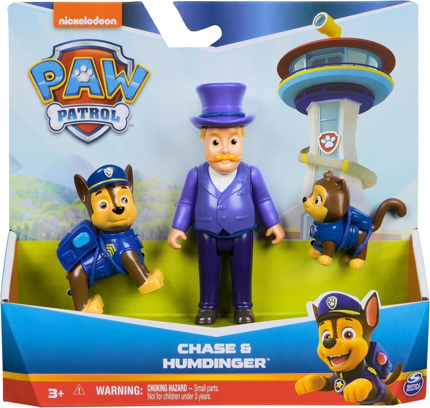 PAW PATROL Hero Pups - Ensemble de figurines d'action avec 1 figurine de chien de chasse, 1 figurine de chat du chaos et 1 figurine de maire je-sais-tout, jouet adapté aux figurines d'action de 3 ans et plus Naty Shop