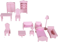 WOOMAX Colorbaby 85293 Maison de poupée en bois Naty Shop Maisons de poupées