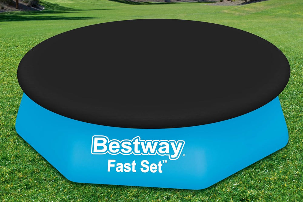 Prelată Bestway din PVC Ø 240 cm, neagră, rotundă