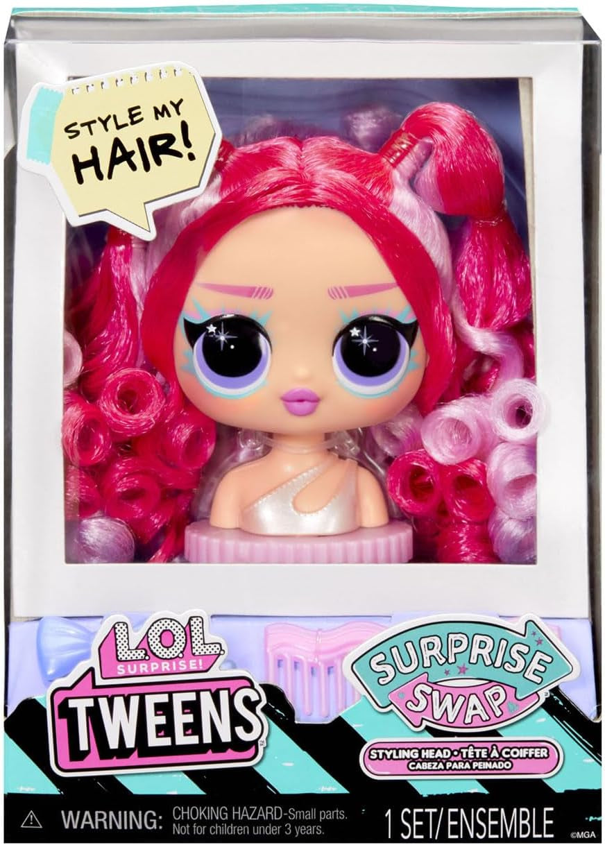 L.O.L. Surprise! Tweens Surprise Swap Serie - Styling-Köpfe mit tollen Haar-Accessoires und wunderschönem Haar - ideal für Kinder ab 4 Jahren,Mehrfarbig