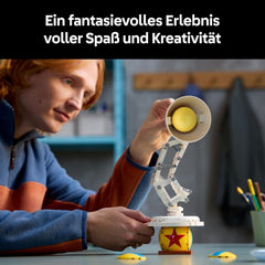 LEGO Ideas | Disney Pixar Set - Modellbau für Erwachsene - 3D Puzzle mit versteckten Filmreferenzen - DIY Schreibtisch Deko - Geschenkidee zum Vatertag für Sammler - 21357