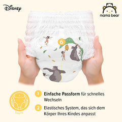 Marque Amazon : Mama Bear Disney Taille 6 (15+ kg) - Pack mensuel, Blanc, 120 pièces (2 paquets de 60)