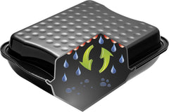 Dr. Oetker Maxi-Bräter Mit Deckel BACK-IDEE KREATIV, Brat- Und Auflaufform Aus Hochwertigem Stahlblech Mit Emaillierung, Eckige Form, Schnitt- Und Kratzfest - Spülmaschinengeeignet in Schwarz Moules et plaques pour la pâtisserie Naty Shop