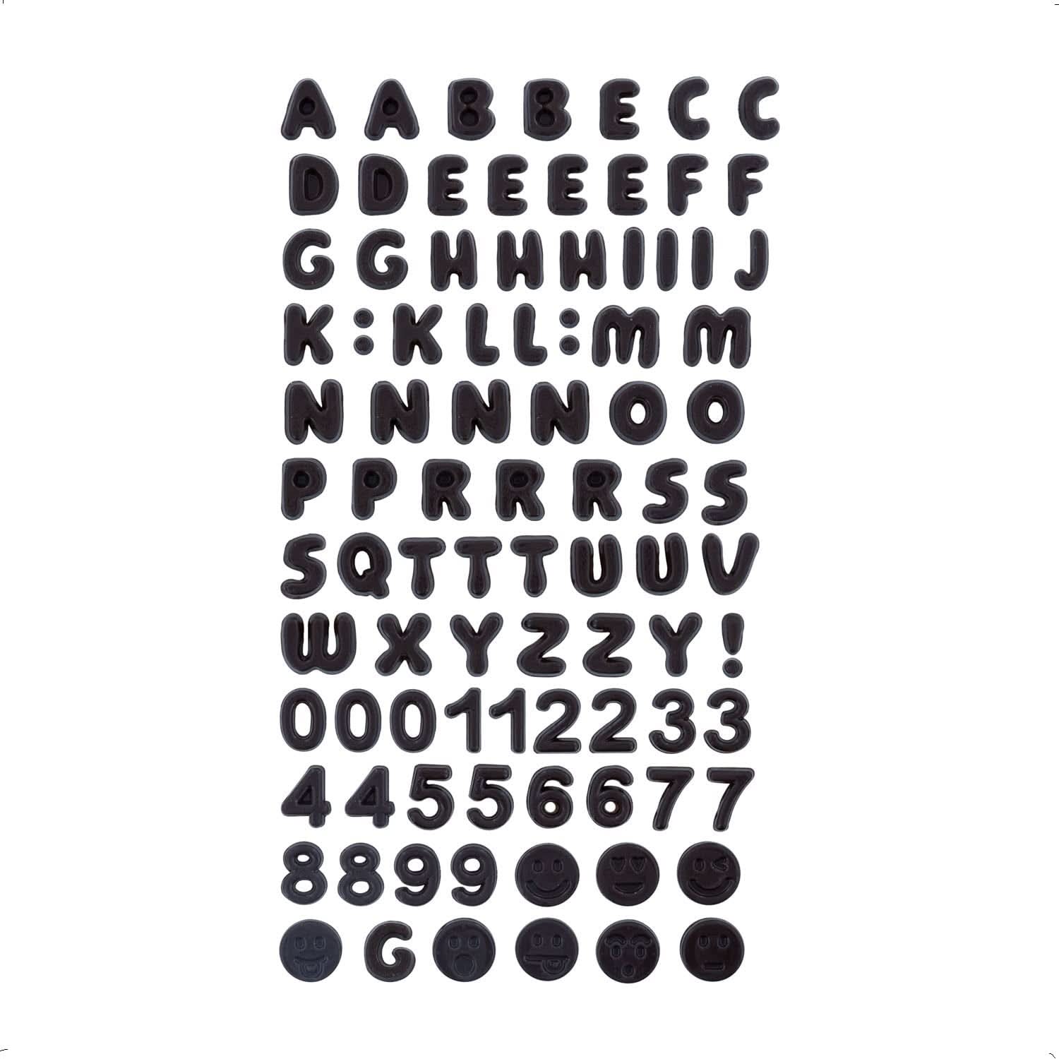 Günthart Backdecor, 90 bucăți litere de ciocolată, alfabet și numere din ciocolată neagră fină, 47 grame Naty Shop