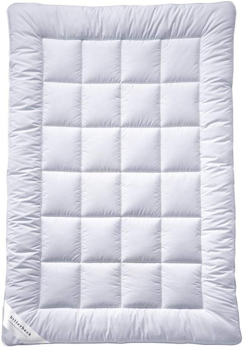 Billerbeck S20 Superlight Quilt - Couette d'été - 135 x 200 cm - Couette d'été légère - AIRFILL® - Fibre creuse, 100% polyester, Couettes et couettes blanches Naty Shop 155X220 Cm Medium (M)