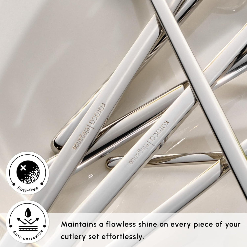 Karaca Focus Elegance, set de couverts 84 pièces, 12 personnes Cuisine Naty Shop