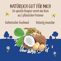 Allos Bio Ohne Muhhh 3,5% | Milchalternative | Boire à la base de Pflanzen | végétalien | schäumbar | parfait pour le café sans lactose | Sources de calcium et de vitamines | Reich une protéine | 1 litre (6 pièces)