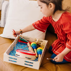 Melissa & Doug Un groupe dans une boîte | Jouets éducatifs | Jouets musicaux pour enfants | 3+ | Cadeau pour garçons ou filles Naty Shop Baby Toys