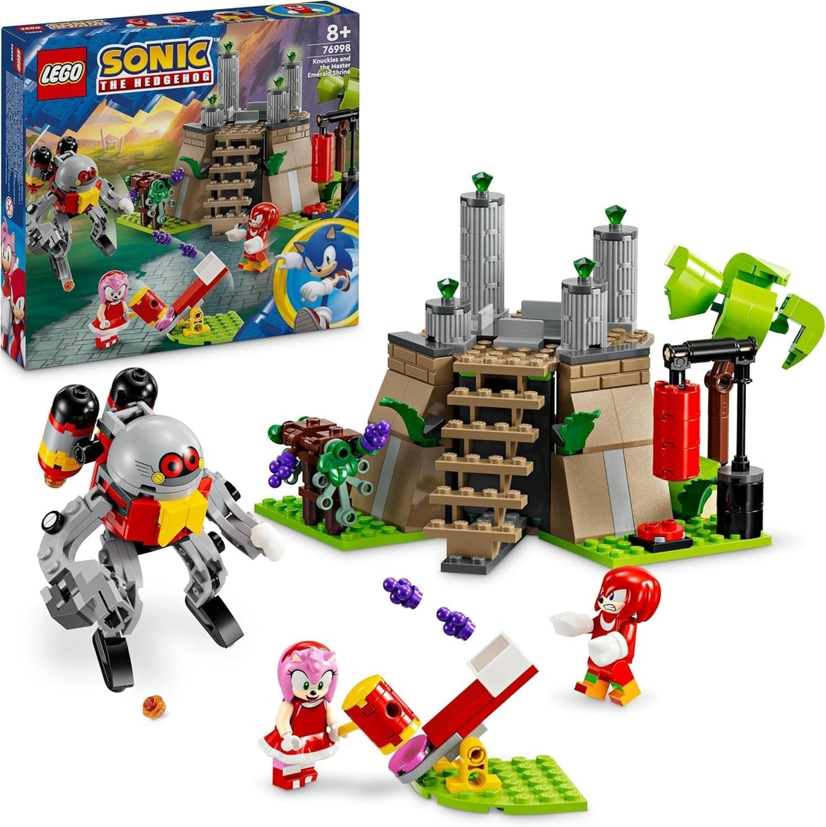 LEGO Sonic le hérisson Knuckles et le sanctuaire du Maître Émeraude Jouet à collectionner Cadeau de joueur Ensemble de construction d'aventure pour garçons et filles de 8 ans 76998 Ensembles de construction Besuche den LEGO-Store Default Title