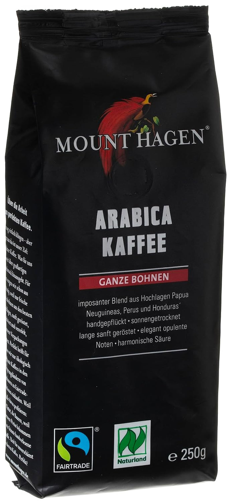 Bio FT Naturland Röstkaffee Arabica, 250g Ganze Bohne