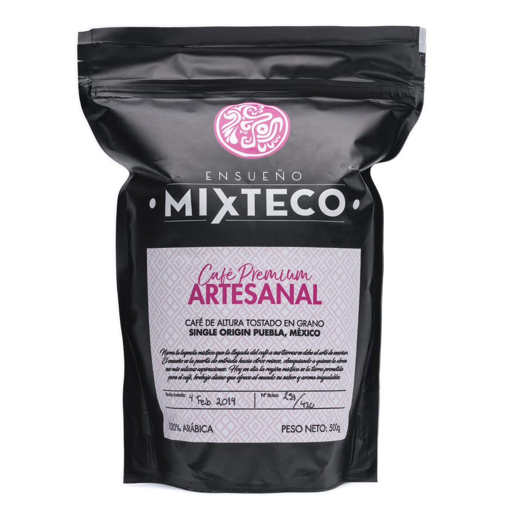 Grains de café Arabica torréfiés | 500 g aux notes de cacao et d'amandes | D'un torréfacteur traditionnel | Goût délicat