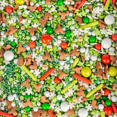 Super Streusel Hohoho, pépites sur le thème de Noël, 90 grammes Sprinkles Naty Shop